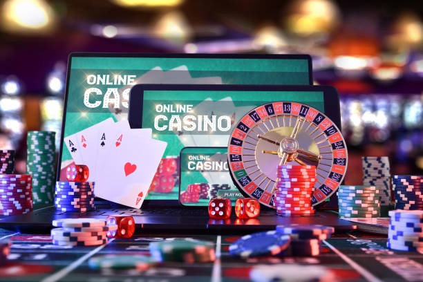 Live casino dealer at blackjack table with multi-camera setup